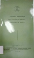 Daftar Mikrofis Koleksi Perpustakan BP3K (Terbitam ERIC bln. Juni 1978)