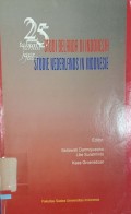 Duapuluh Lima Tahun Studi Belanda di Indonesia Vijfentwintig Jaar Studie Nederlands in Indonesie