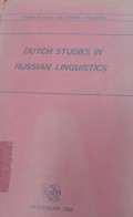 Dutch studies in Russian linguistics