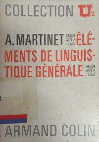 Elements De Linguistique Generale