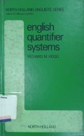 English quantifier systems