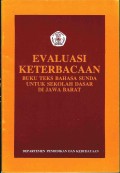 Evaluasi keterbacaan buku teks bahasa Sunda untuk sekolah dasar di Jawa Barat