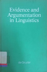 Evidence and argumentation in linguistics