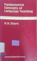 Fundamental concepts of Language Teaching