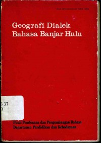 Geografi dialek Bahasa Banjar Hulu