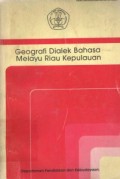 Geografi dialek bahasa melayu riau kepulauan