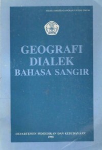 Geografi dialek bahasa sangir
