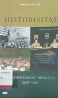 Historisitas: kongres bahasa Indonesia (1938--2013)