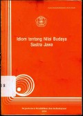 Idiom tentang nilai budaya sastra jawa