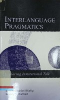 Interlanguage pragmatics