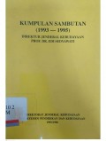 Kumpulan sambutan ( 1993-1995) : Direktur jenderan kebudayaan Prof. Dr. Edi Sedyawati