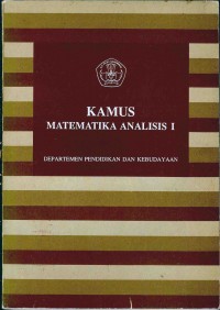 Kamus matematika analisis I