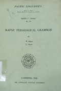 Kapau pedagogical grammar