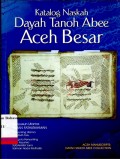 Katalog Naskah Dayah Tanoh Abee Aceh Besar