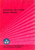 Kedudukan dan Fungsi Bahasa Mandar