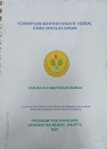 Kemampuan Berfikir Kreatif Verbal Siswa Sekolah Dasar