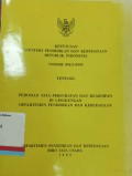 Keputusan Menteri Pendidikan dan Kebudayaan Republik Indonesia Nomor 091/U/1995 Tentang Pedoman Tata Persuratan dan Kearsipan di Lingkungan Departemen Pendidikan dan Kebudayaan