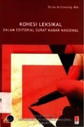 Kohesi leksikal dalam editorial surat kabar nasional