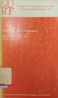 LInguistics and Anthropology