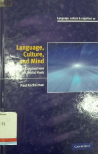 Language, culture, and mind