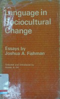 Language in Sociocultural Change