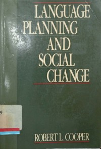 Language planning and social change