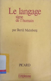 Le Signe de L;Humain