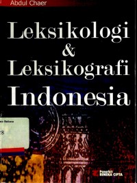 Leksikologi & Leksikografi Indonesia
