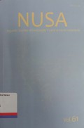 NUSA: Linguistic Studies of Languages in and Around Indonesia. Vol. 61.