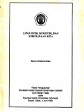 Linguistik, Semiotik, Dan Kebudayaan Kita