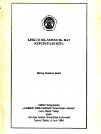 Linguistik, Semiotik, Dan Kebudayaan Kita