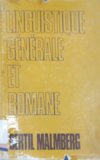 Linguistique generale et romane