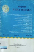 Majalah Widya Pustaka Tahun III No. 4