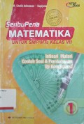 Matematika Jilid 1 untuk SMP Kelas VII