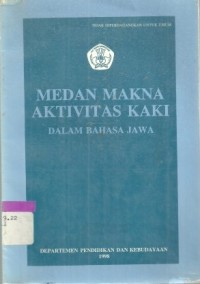 Medan makna aktivitas kaki dalam bahasa Jawa