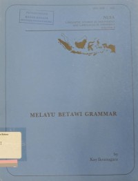 Melayu Betawi Grammar Volume 9, 1980