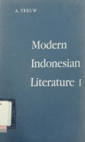 Modern indonesian literature I