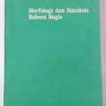 Morfologi dan Sintaksis Bahasa Bugis