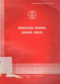 Morfologi nomina bahasa wolio