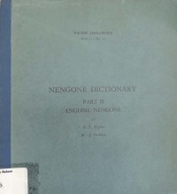 Nengone dictionary part II english-nengone