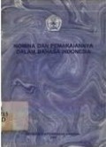 Nomina dan pemakaiannya dalam Bahasa Indonesia