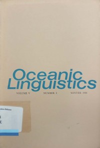 Oceanic Linguistic Vol.V No. 2 1966