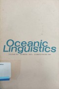 Oceanic Linguistic Vol.XXV No.1 and 2 1986