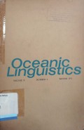 Oceanic Linguistic Vol.X No.2 1971