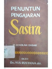 Penuntun pengajaran sastra di sekolah dasar