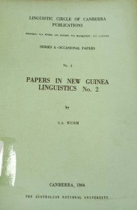 Papers in new guinea linguistic no. 2