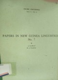 Papers in new guinea linguistics no. 7