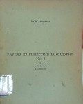 Papers in philippine linguistics no. 4