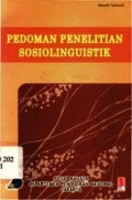 Pedoman Penelitian Sosiolinguistik