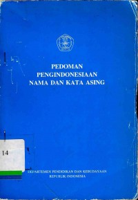 Pedoman Pengindonesiaan Nama dan Kata Asing